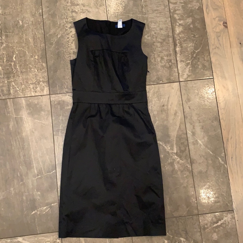 J.Crew midi dress in black size 2